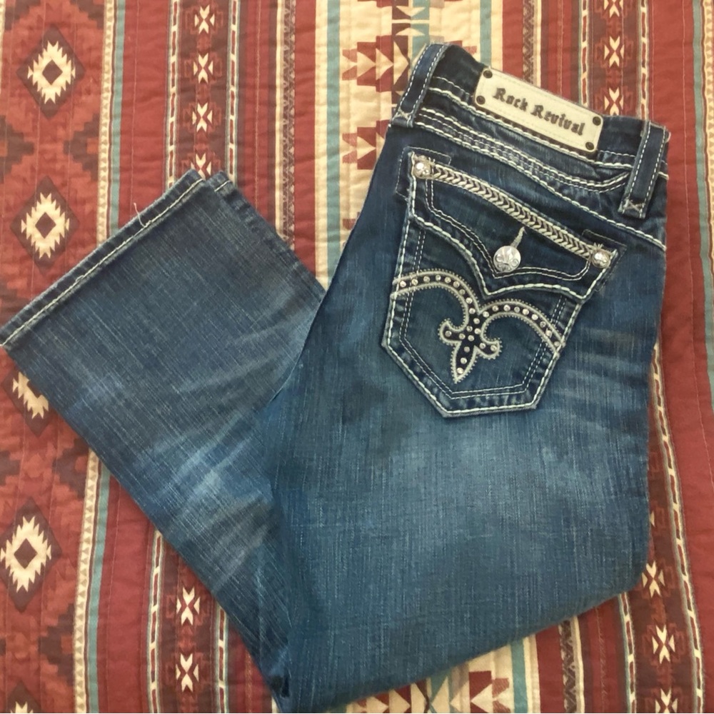 Rock revival Sasha capri size 30